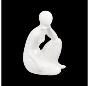 ESTATUETA BRANCO BRI 19,5x16,5x28 1438 571