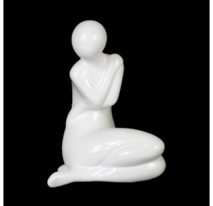 ESTATUETA BRANCO BRI 19x17,5,5x26,5 1439 571