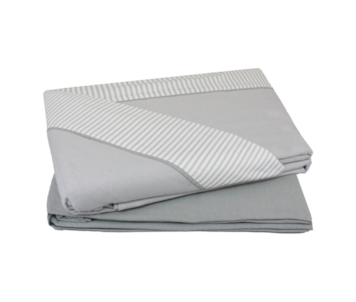 JOGO CAMA 180x290 FLAN CINZA FL 577