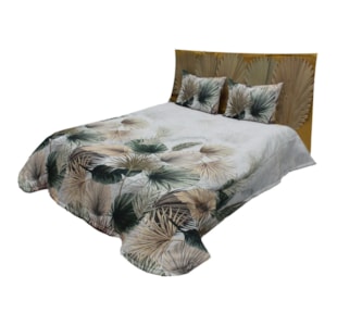 COLCHA C/FR 250X260 VERDE 9689