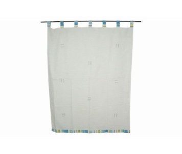 CORTINA 140X180 C/BARRA AZUL 6685