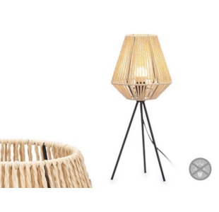 CANDEEIRO PIRAM CORD NAT 47x50 79657