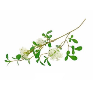 HASTE FLOR BRANCO 66cm 04 0013167