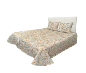EDREDON C/ALM 250x260 ZIBA ORANGE