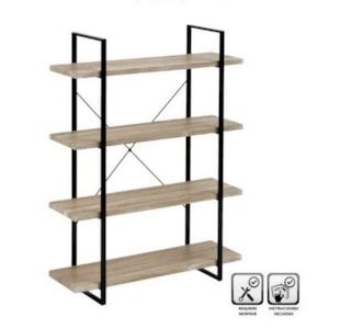 ESTANTE 4 PRAT N/PRET 100x142 123616