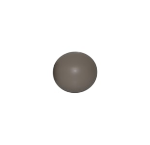 BOLA 9cm TAUPE MATE 091 1360