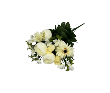RAMO RANUNCULO/GERB/ROSA 58cm 20599