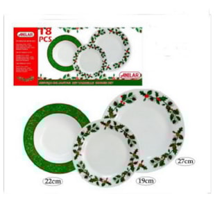 SERVICO JANTAR NAT 18 PCS M24002A