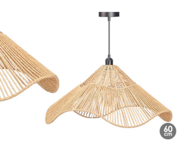 CANDEEIRO TETO CORD NAT 59x27 10619