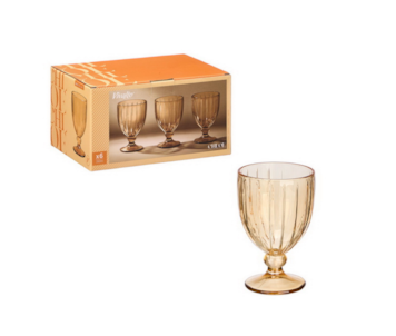 COPO VINHO RISCA AMBAR 310ML 12415