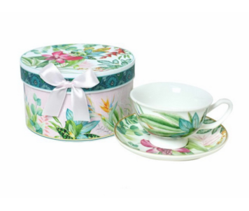 CAIXA C/CANECA FLOR 16x9 01 0009022