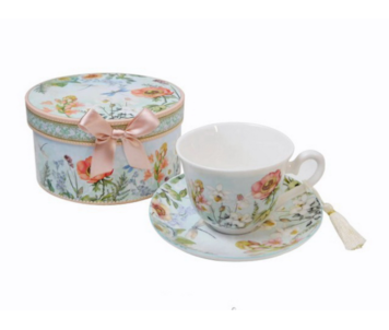 CAIXA C/CANECA FLOR 16x9 01 0009157