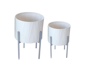 CJ 2 FLOREIRAS BR/PRAT MET D31x50+D36x57 20AA0309