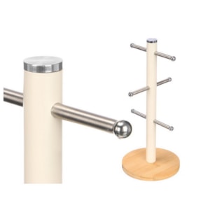 SUPORTE CANECAS CREME 15x34 12984