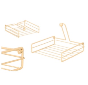 PORTA GUARDANAPOS BEGE 19,5x5 12991