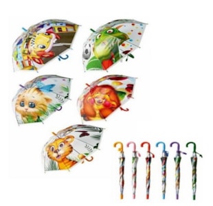 GUARDA CHUVA CRIANCA PVC 2302