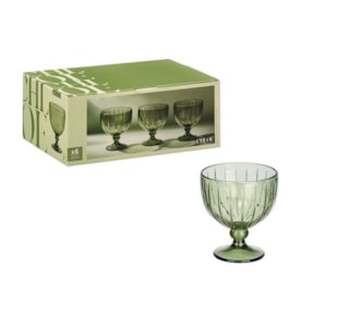 TACA GELADO RISCAS VERDE 350ML 12413