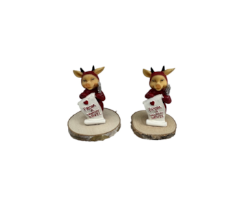 PORCO DIABINHO C/BASE 10cm RF9282/3