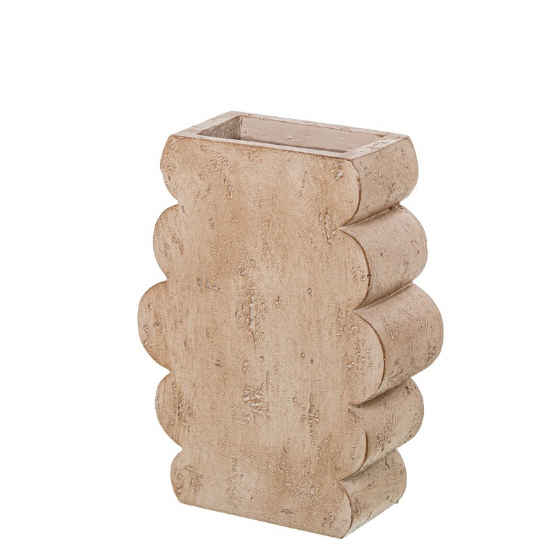 JARRA RESINA BEGE 20,5x27 50856