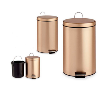 BALDE LIXO 7L MET DOUR 26x30,5 66931