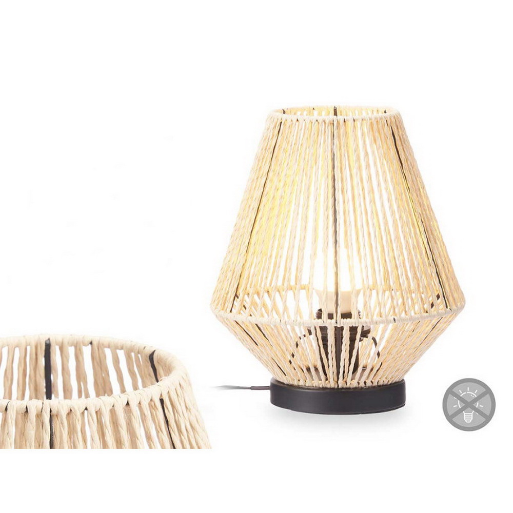 CANDEEIRO MESA PIR CORD NAT 23x26 79652