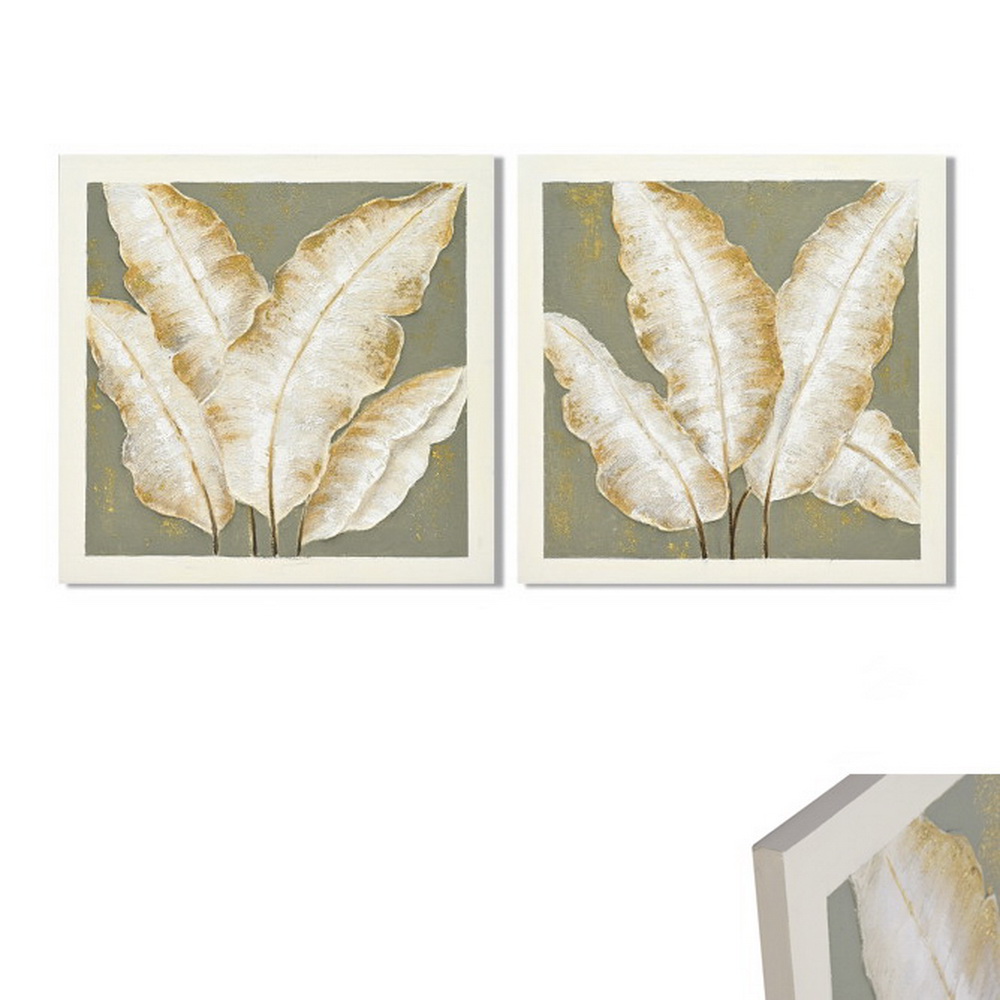 QUADRO FOLHAS 2S 100x100 CU-226549