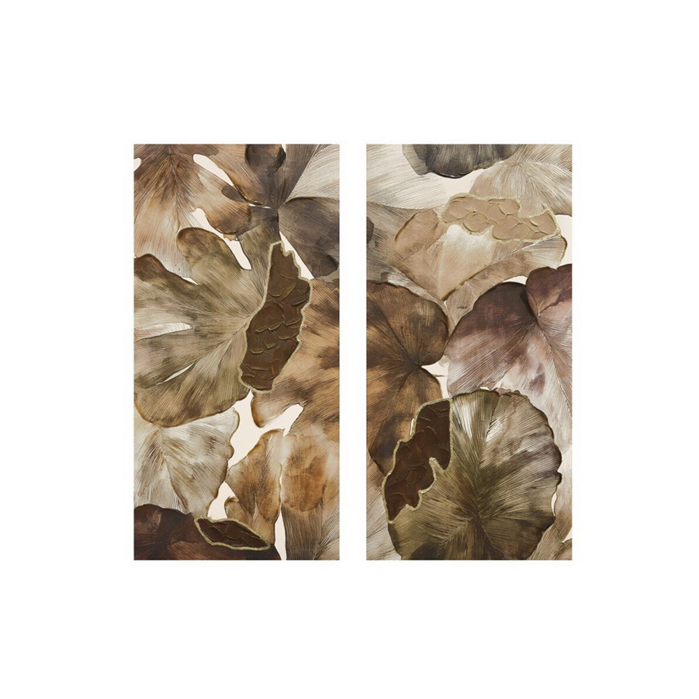 CJ 2 QUADROS FLORES CAST 50x100 81-554