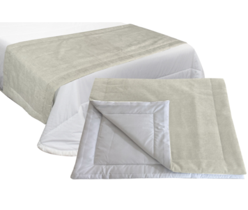 MANTA TAPA PES C/DR 70x230 IVORY SPIRIT