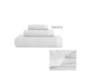 TOALHETE MILANO 30x50 500G R000 BR