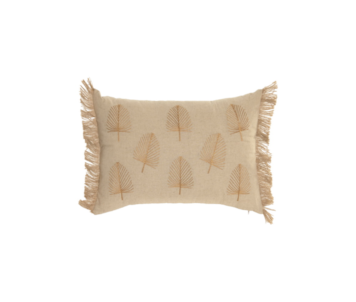 ALMOFADA CRU C/FOLHAS 30x50 TX-227039