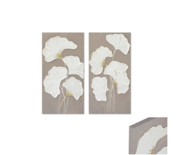 QUADRO TELA GINKGO 2S 30x60 CU-218601