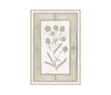 QUADRO FLORES C/MOLD NAT 60x90 20329