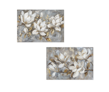 QUADRO TELA MAGNOLIAS 2S 100x70 69531