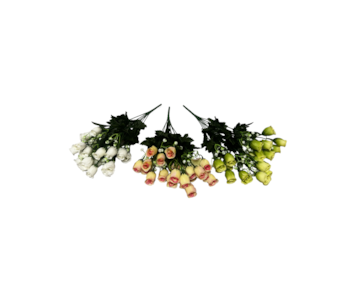 RAMO MINI BOTOES ROSA 47cm 40309