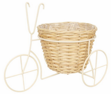 TRICICLO C/ VASO NAT 35x23x28 MC-230049