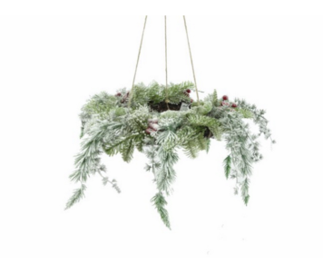 DEC NAT COROA SUSP C/ LED 50cm 10 0007473