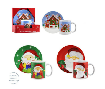 CJ CANECA+PRATO NAT 20cm ZY03
