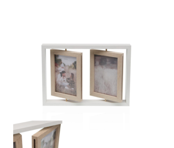 MOLDURA DUPLA NAT/BR 10X15 22720063