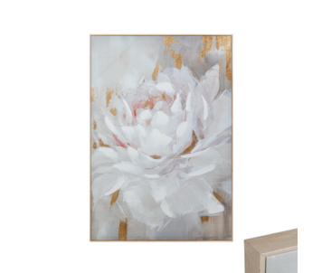 QUADRO FLORES C/MOLD NAT 80x120 39794