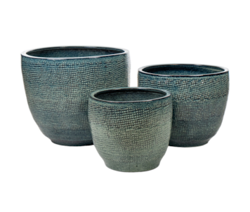 CJ 2 VASOS CER AZUL 03006