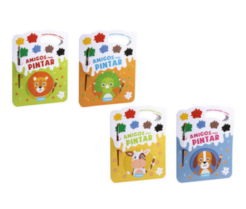 LIVRO AMIGOS PARA PINTAR PI8826-A/B/C/D
