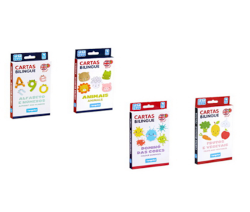 JOGO CARTAS BILINGUE ED5208-A/B/C/D
