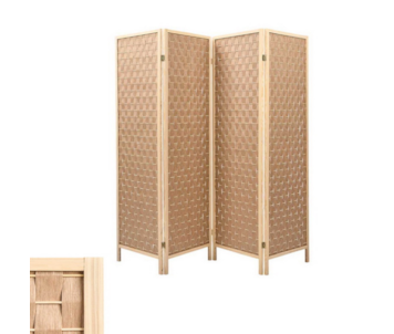 BIOMBO MAD NAT 4 PAINEIS 45x180x4 14298