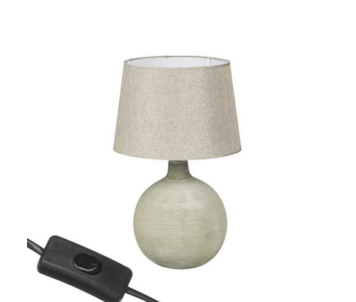 CANDEEIRO MES RISC VERD 52cm 14087