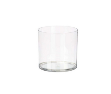 VASO CILI ACRILICO TRANSP 15x15 11150