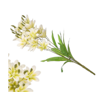 RAMO X5 FLORES BRANCAS 55cm 13957