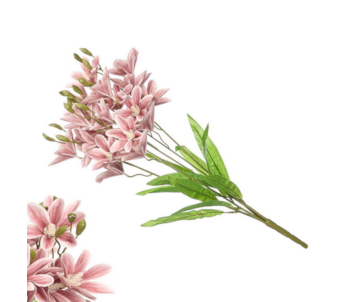 RAMO X5 FLORES ROSA 55cm 13959