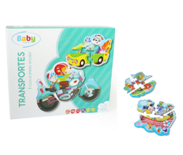 PUZZLE BABY TRANSPORTES JO4980