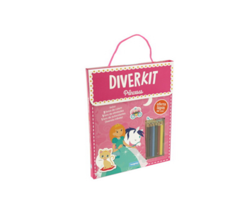 LIVRO PINTA E COLA PRINCESAS CO7172-D