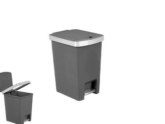 CAIXOTE LIXO CZ 25L 34,2x27x47,3 15136